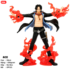 Mô Hình Cướp Biển ( No Brand ) - Cao 18cm - nặng 200gram + Có box : bọc túi - Figure OnePiece - Có Hộp màu - K27-T2-S1