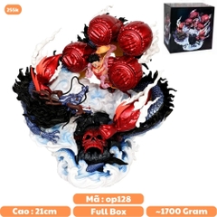 Mô Hình OnePiece Luffy gear 4 Đại chiến kaido - Cao 21cm - rộng 21cm - nặng 1kg7 - Figure OnePiece - Có Hộp màu N1-K38-T3-S5