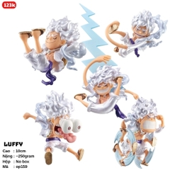 Mô Hình OnePiece 6 trạng thái Luffy gear 5 Chibi WCF hàng cao cấp - Cao 10cm - nặng 250Gram , Figure OnePiece - no box - K27-T2-S4