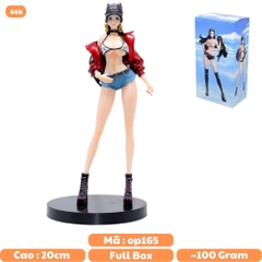 Mô Hình OnePiece Boa Hancock Style hiện đại đội mũ- Cao 20cm - Nặng 100Gram - Box Nhựa - Hộp màu