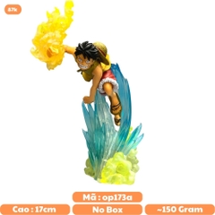 Mô Hình OnePiece Luffy Chiến đấu trong bộ 2 Luffy vs Ace - Cao 17cm - nặng 150Gram , Figure OnePiece - no box - N1-K47-T1-S2