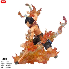 Mô Hình OnePiece Ace Chiến đấu trong bộ 2 Luffy vs Ace - Cao 14cm - nặng 130Gram , Figure OnePiece - no box - (VAT 002-01-80) - K25-T2-S7