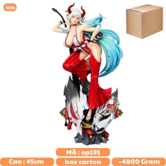 Mô Hình OnePiece Yamato dáng đứng siêu quyến rũ - Cao 45cm - ngang 25cm - nặng 4kg8 - Phụ kiện : 1 chùy - Figure OnePiece -  có hộp xốp + box carton