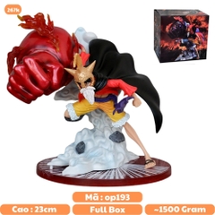 Mô Hình OnePiece Luffy Gear 3 chiến đấu - Cao 23cm - rộng 20cm - nặng 1kg5, Figure OnePiece - full box - có hộp carton - N4-K14