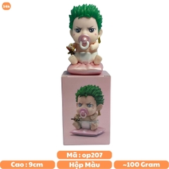 Mô Hình OnePiece Baby Zoro - Cao 9cm - nặng 90Gram - Figure OnePiece -  Có Hộp màu - N1-K46-T3-S1