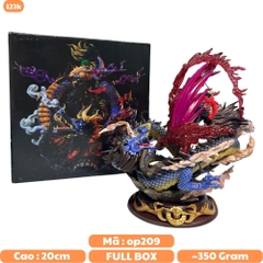 Mô Hình OnePiece Zoro enma đại chiến kaido rồng - cao 20 - ngang 17cm - nặng 350gram - full box - box khác mô hình - N1-K34-T4-S2