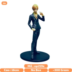 Mô Hình OnePiece Sanji dáng đứng siêu ngầu Cao : 18cm nặng 300g - One Piece - Bọc Túi Opp - No Box - N1-K37-T2-S2