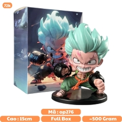 Mô Hình OnePiece Zoro AI chibi đấm bốc - cao 15cm - nặng 300gram - Hộp Màu - Figure One Piece - N1-K37-T3-S3