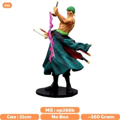 Mô Hình OnePiece zoro dáng đứng cầm kiếm siêu ngầu Cao : 21cm nặng 360g - One Piece - Bọc Túi Opp - No Box N1-ST19