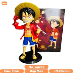Mô Hình OnePiece Luffy Chibi bản to Cao : 31cm nặng 740g - One Piece - Bọc Túi Opp - Hộp Màu -  N1-K43-T1-S2