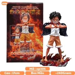 Mô Hình OnePiece luffy thiên thần có cánh - cao 17cm - nặng 243gram - Figure One Piece - Hộp Màu - N1-K52-T4-S2