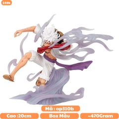 Mô Hình OnePiece luffy gear 5 trạng thái chiến đấu - cao 20cm - nặng 470gram - Figure One Piece - Hộp Màu N4-K15