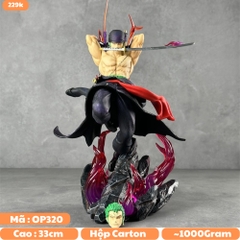 Mô Hình OnePiece zoro Chiến Đấu Siêu Ngầu Cao : 33cm nặng : 1000gram - One Piece - Hộp Carton -K14-T4-S3