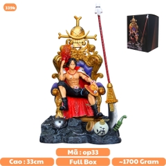 Mô Hình OnePiece Ace ngồi ghế siêu ngầu cao 33cm - Figure OnePiece - Có Hộp màu