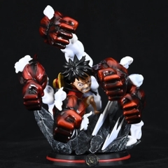 Mô Hình One Pieace Luffy Haki 5 đấm chiến đấu siêu ngầu cao 15cm nặng 550 gram -Full Box- SKU : OP411 -  (VAT 002-01-80) ( F - 9 )