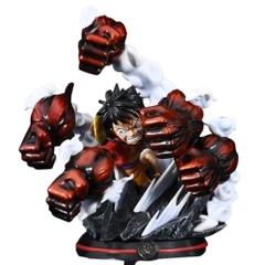 Mô Hình One Pieace Luffy Haki 5 đấm chiến đấu siêu ngầu cao 15cm nặng 550 gram -Full Box- SKU : OP411 -  (VAT 002-01-80) ( F - 9 )