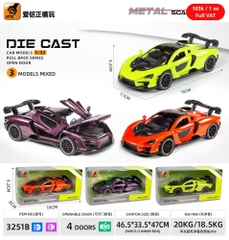 Mô Hình xe oto  McLaren hợp kim , tỉ lệ 1:32- Dài 15cm - rộng 7.1cm - cao 4.2cm - SKU : oto-3251B - ( Vat : 003-01-70 ) -