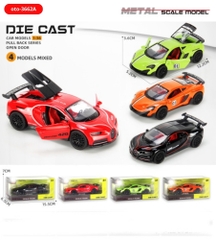Mô Hình xe đua chất liệu hợp kim , tỉ lệ 1:36 - Dài 12.2cm - rộng 5.2cm - cao 3.6cm - SKU : oto-3662A - ( Vat : 003-01-35 )