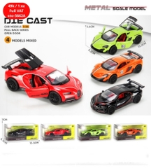 Mô Hình xe đua chất liệu hợp kim , tỉ lệ 1:36 - Dài 12.2cm - rộng 5.2cm - cao 3.6cm - SKU : oto-3662A - ( Vat : 003-01-35 )