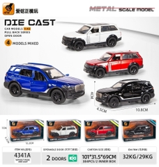Mô Hình xe Oto hợp kim , tỉ lệ 1:43 - Dài 10.8cm - rộng 4.5cm - cao 4cm - SKU : oto-4341A - ( Vat : 003-01-20 )