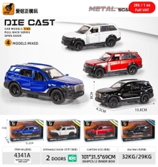 Mô Hình xe Oto hợp kim , tỉ lệ 1:43 - Dài 10.8cm - rộng 4.5cm - cao 4cm - SKU : oto-4341A - ( Vat : 003-01-20 )