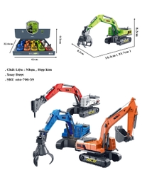 Mô Hình Các Loại xe xây dựng - SKU : oto-706-59 - ( Vat : 003-01-35 !!! )