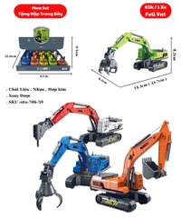 Mô Hình Các Loại xe xây dựng - SKU : oto-706-59 - ( Vat : 003-01-35 !!! )