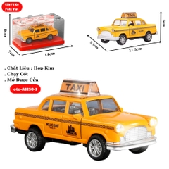 Mô Hình Xe oto taxi , tỉ lệ 1:36- Cao 5cm - Ngang 11.5cm - Hộp Meca . SKU : oto-A3250-1 - ( VAT : 003-01-35 ) - K51-T3-S4