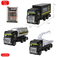 Mô Hình 3 xe Oto Police hợp kim , tỉ lệ 1:64 - Dài 11.5cm - rộng 3.2cm - cao 5cm- SKU : oto-CF17-S4 - ( Vat : 003-03-50 )