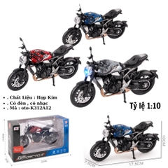 Mô hình xe motor Honda CB1000R hợp kim siêu đẹp ,tỉ lệ 1:10 - SKU : oto-K312A12 - ( VAT :003-09-60 )