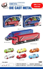 xe contener chở xe hỗn hợp - SKU : oto-QZ642-B - ( Vat : 003-01-50 )