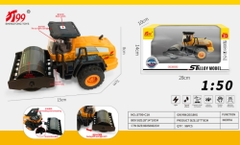 Mô Hình Công Trình Xe Lu , tỉ lệ 1:50 , chất liệu hợp kim và nhựa - Dài 15cm - rộng 7cm - cao 8cm - SKU : oto-ST99-C1A