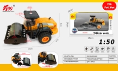 Mô Hình Công Trình Xe Lu , tỉ lệ 1:50 , chất liệu hợp kim và nhựa - Dài 15cm - rộng 7cm - cao 8cm - SKU : oto-ST99-C1A