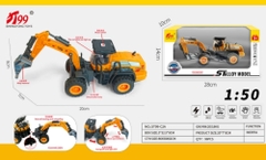 Mô Hình Xe Công Trình Máy khoan , tỉ lệ 1:50 , chất liệu hợp kim và nhựa - Dài 20cm - rộng 7cm - cao 8cm - SKU : oto-ST99-C2A