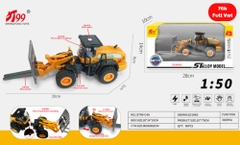 Mô Hình Xe Công Trình Máy Nâng , tỉ lệ 1:50, chất liệu hợp kim và nhựa - Dài 20cm - rộng 7cm - cao 8cm - SKU : oto-ST99-C4A