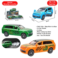 Mô Hình xe thể thao phun khói nhiều màu sắc . Có âm thanh - Dài 20cm - rộng 8.6cm - cao 7.5cm - FULL BOX : box màu SKU : oto-YM-9929F - ( VAT : DC00 ) (T4)