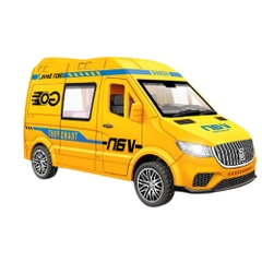 Mô Hình xe tải VAN phun khói nhiều màu sắc . Có âm thanh - Dài 18cm - rộng 8.5cm - cao 9.5cm - FULL BOX : box màu SKU : oto-YM-9931B - ( Vat : DC00 )