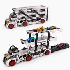 Mô Hình xe container chở xe 3 tầng - SKU : oto-YM1043468 - ( VAT 003-01-50 ) - K53-T5-S2