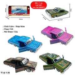 Mô Hình Xe oto Cổ họa tiết , tỉ lệ 1:36 - Dài 12.7cm - rộng 4.7cm - cao 3cm - SKU :oto-YM1080872 - ( VAT : 003-01-35 )