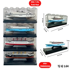 Mô Hình Tàu thuyền tỉ lệ 1:64 chất liệu bằng hợp kim mã SKU : oto-YM905236 - ( VAT : 003-05-20 ) T1-K1-t3-s9,10,11,12