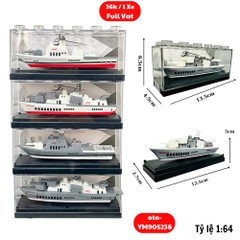 Mô Hình Tàu Hải Quân tỉ lệ 1:64 chất liệu hợp kim - SKU : oto-YM905238 ( VAT : 003-05-20 ) T1.  K1-T3-S1,2,3,4
