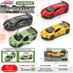 Mô Hình Xe oto Đua Vạch Kẻ Giữa 4 màu , tỉ lệ 1:36 - Dài 12cm - rộng 5cm - cao 3cm - SKU : oto-YM987532 ( VAT 003-01-20 )