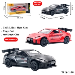 Mô Hình xe oto Nissan GT-R R35​​​​​​​ hợp kim , tỉ lệ 1:36 - Dài 12cm - rộng 5.4cm - cao 3.5cm - SKU : oto-YZ8899-5 - ( Vat : 003-01-35 ) -