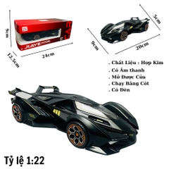 Mô Hình Xe ferrari F1 đen 1:22 Hợp kim - Có tiếng - đèn pha sáng - Dài 20cm - rộng 9cm - cao 5cm - nặng ~ 700gram - FULL BOX : box màu SKU : oto217 - (VAT: 003-01-180)