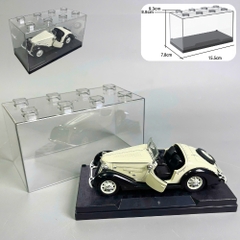 Hộp Meca Trưng Bày Mô Hình Oto , Tỉ Lệ 1:36– Cao 9.3cm , Dài 15.5cm , Rộng 7.8cm – Kệ Trưng Bày Trong Suốt Sang Trọng