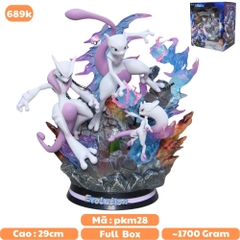 Hàng Cao Cấp -  Mô Hình Pokemon Mewtwo các biến thể bản cao cấp - Có led Đế - Cao : 29cm - Ngang : 23cm - Nặng : 1.7 kg - Figure pokemon - Full Box - K9-T3-S12