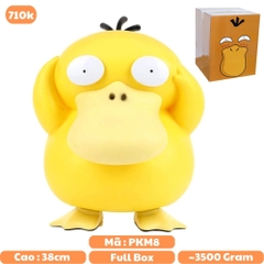 Hàng Loại 1 - Mô Hình POKEMON Vịt Koduck - Cao 38cm - rộng 25cm - nặng 3kg5 - Phụ kiện : 1 tóc + 3 mắt thay thế - Bộ Pokemon - Có Vỏ Hộp màu - N1-K37-T4-S4