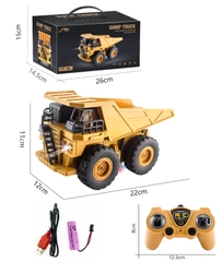 Đồ Chơi Xe Oto Điều Khiển Từ Xa 6 Kênh Heavy Industry Seft-Unloading Car- SKU: DK-QH26-02D ( VAT 009-02-100 ) - K90-T4-S8