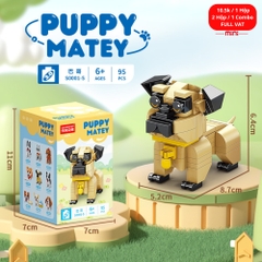 Combo 2 bộ đồ chơi lắp ghép các loại cún yêu 95pcs. SkU: LG-S0001-5 ( VAT 001-C2-11 ) K114-T1-S5