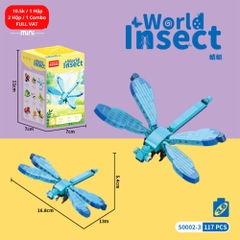 Combo 2 bộ đồ chơi lắp ghép thế giới côn trùng 117pcs. SKU: LG-S0002-3 ( VAT 001-C2-11 ) K122-T2-S3